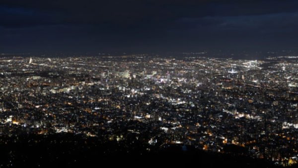 北海道の夜景